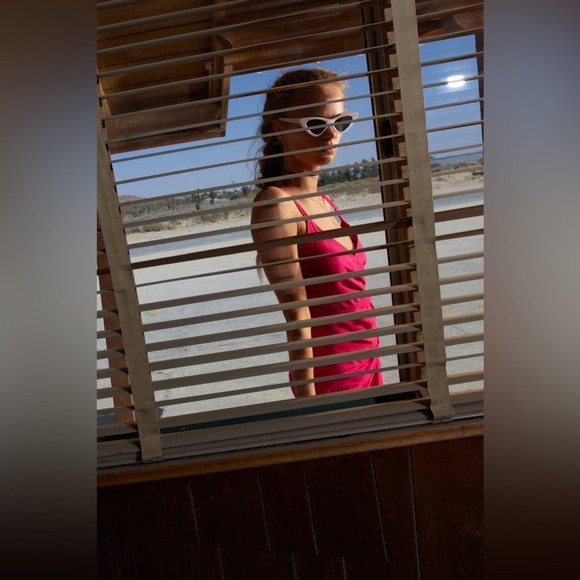 Zara nwt linen blend pink casual summer wrapped dress - Picture 4 of 7